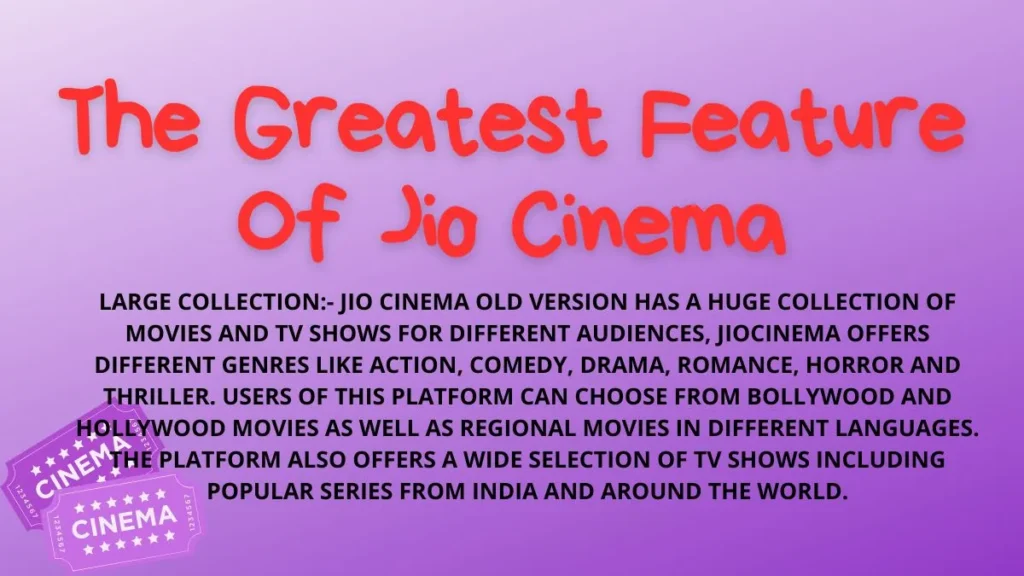 The Greatest Feature Of Jio Cinema