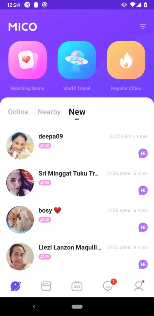 mico live streaming apk